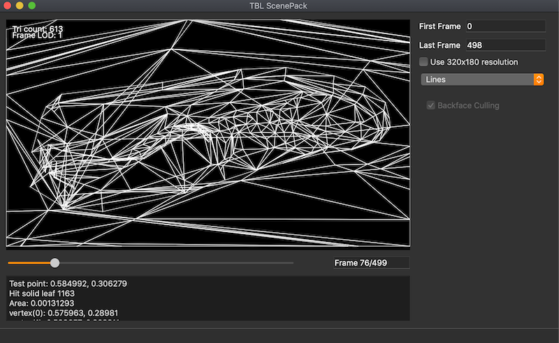 Input Geometry after 3D BSP splitting